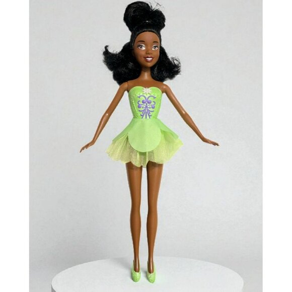 2009 Disney Princess Tiana Ballerina Doll Green Outfit Skirt Toy Fashion Girl - Picture 1 of 8